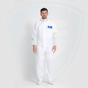 Tuta protettiva monouso bianca Abbigliamento da lavoro di sicurezza Tipo 5/6