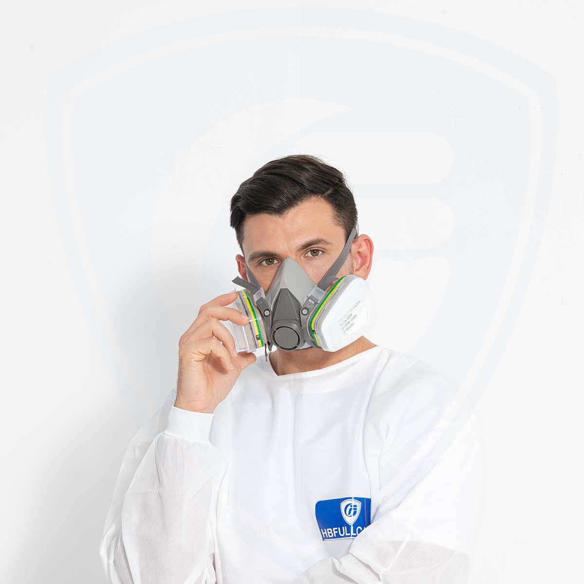 6200 Maschera spray per respiratore a semimaschera riutilizzabile per verniciatura a spruzzo. Lucidatura a macchina chimica. Saldatura.Lavorazione del legno e altre protezioni del lavoro